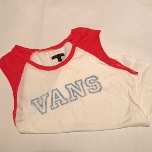 Vans cutoff tank top